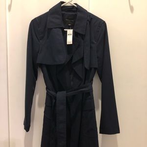 Banana Republic navy trench coat